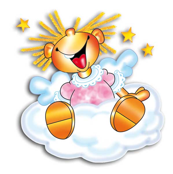 Illustration lustiger Engel